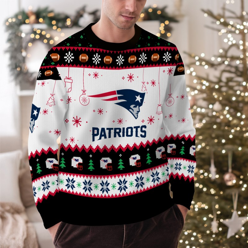 Game Day Outfit - Patriots Sweater
