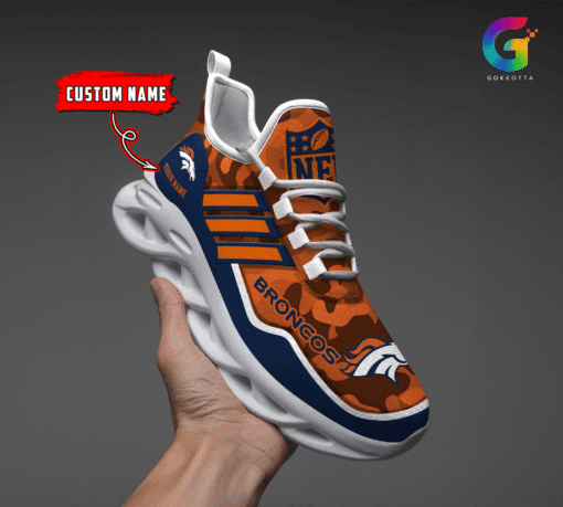 Denver Broncos Personalized Yezy Sneakers Details