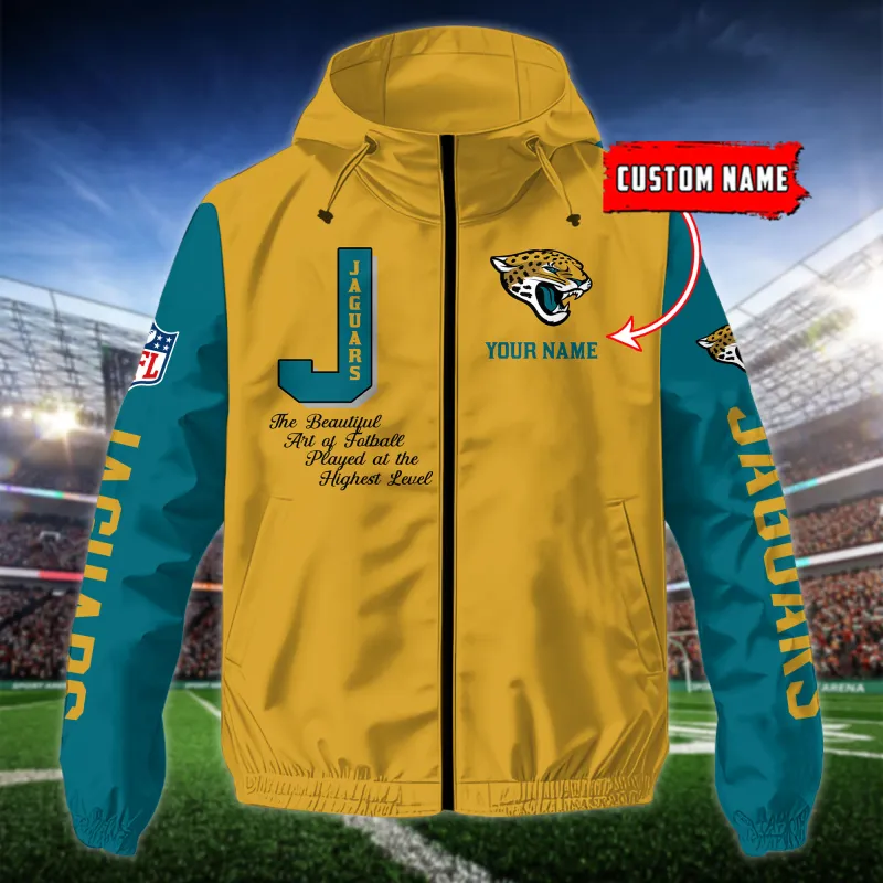 Jacksonville Jaguars Outdoor Jacket - Back View