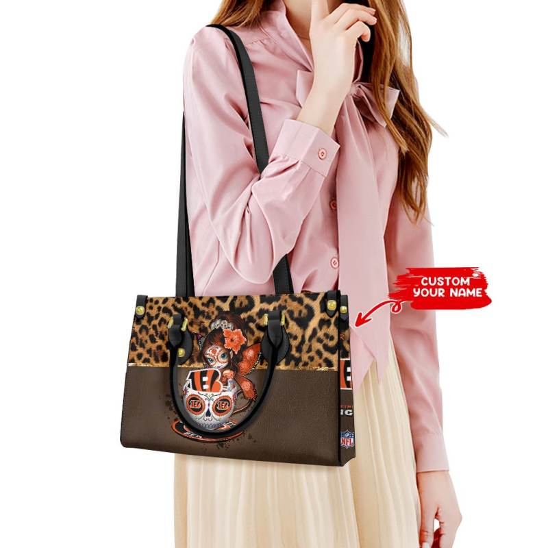Cincinnati Bengals Leather Hand Bag