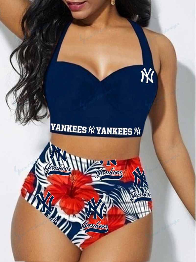 New York Yankees Sexy Print Bikini Swimsuit