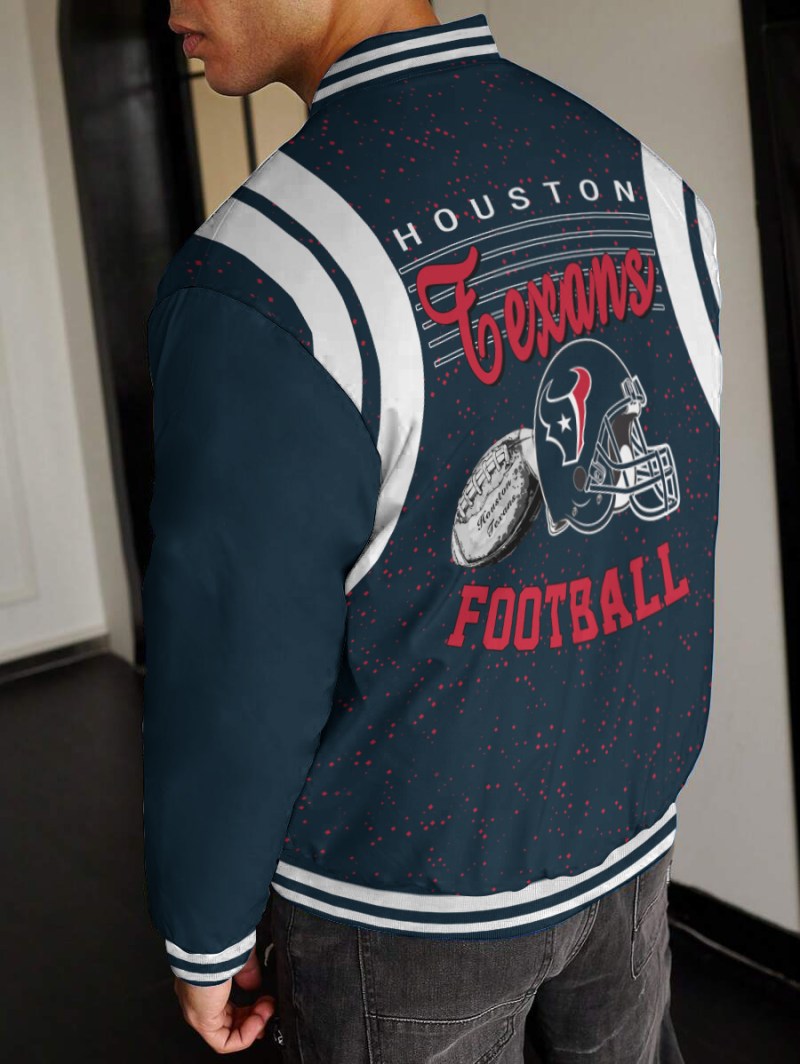 Houston Texans Varsity Jacket Detail
