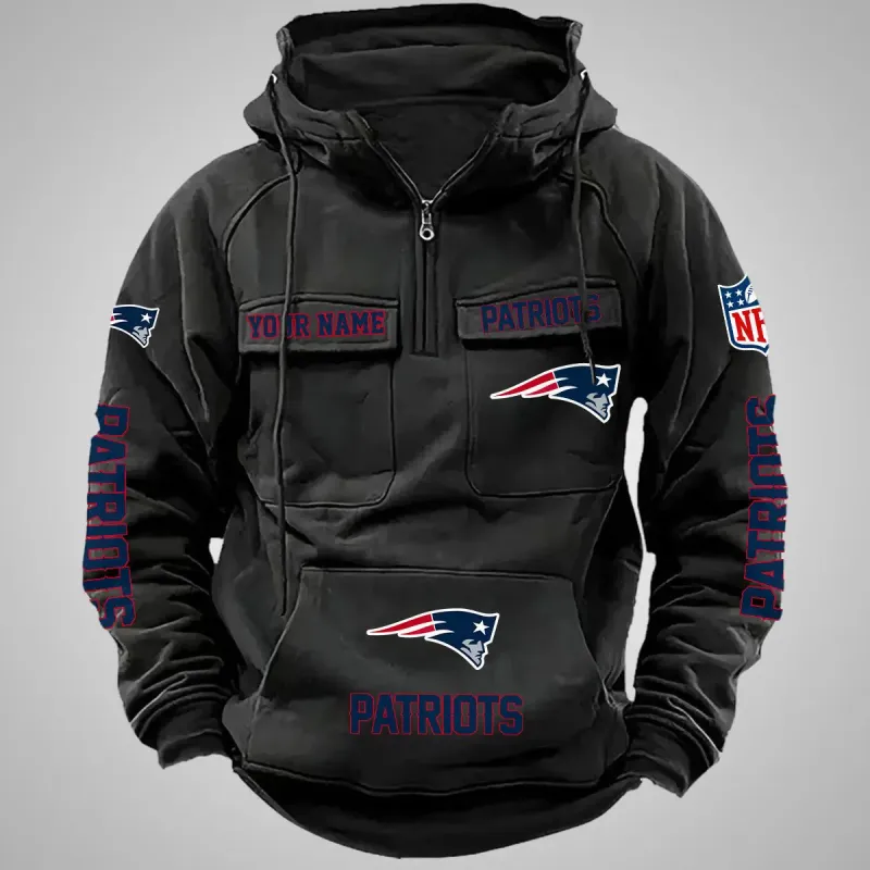 Long Sleeve Hoodie with Multiple Pockets