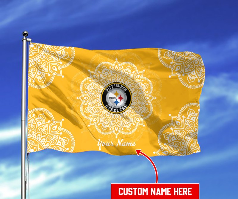 Pittsburgh Steelers Personalized Flag