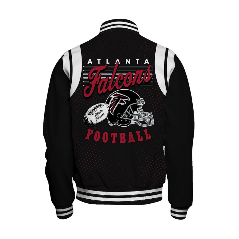 Atlanta Falcons Varsity Jacket Back