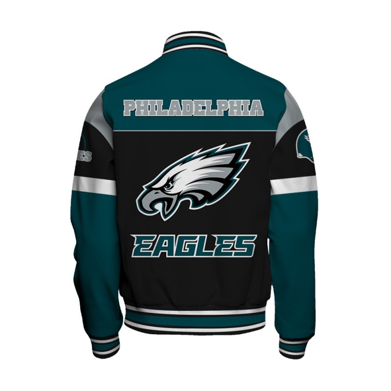 Philadelphia Eagles Unisex Varsity Jacket Back