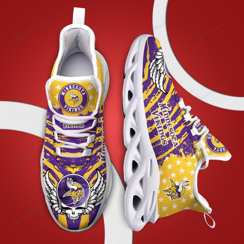 Minnesota Vikings Yezy Running Sneakers