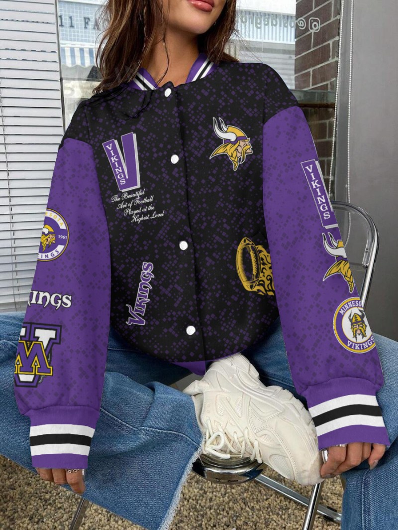Minnesota Vikings Varsity Jacket
