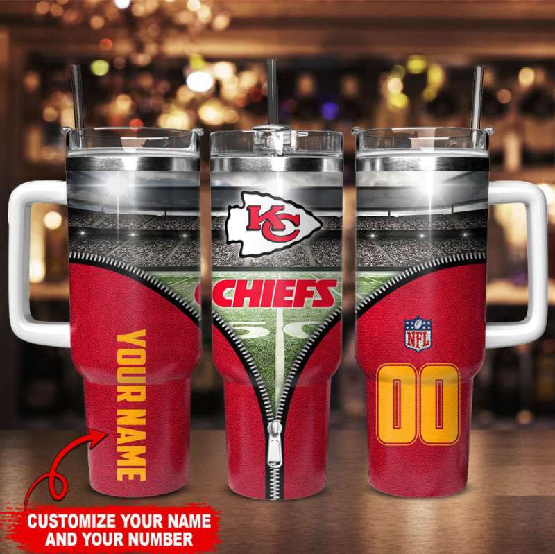 Kansas City Chiefs NFL 40oz Stanley Tumbler Gift for Fans