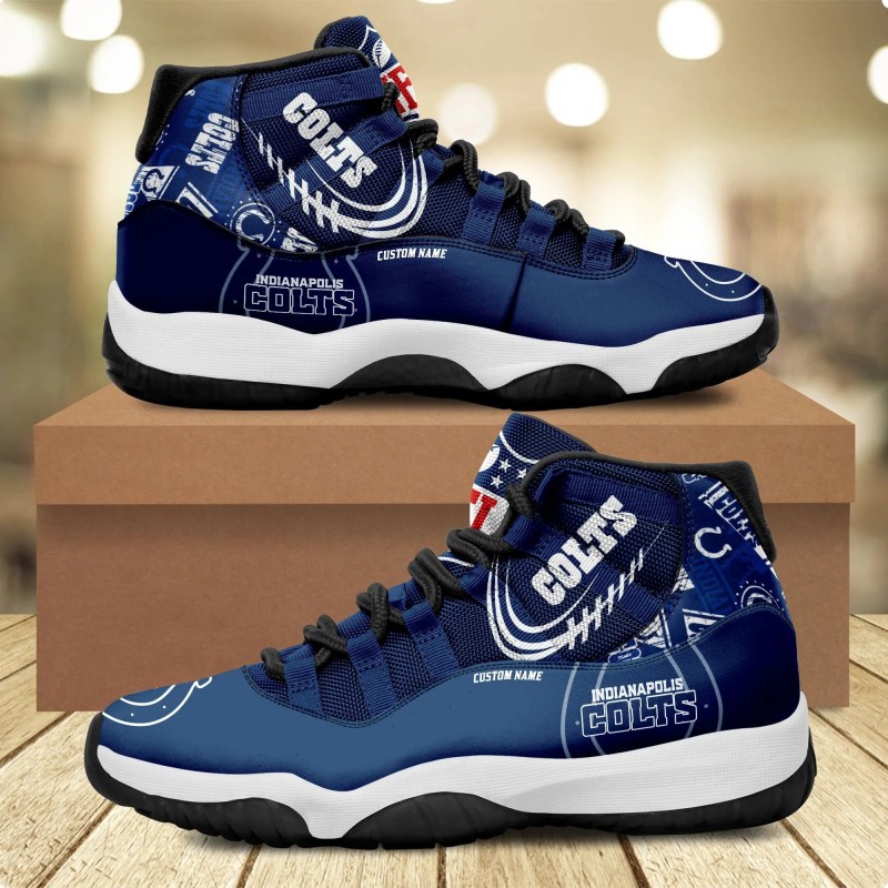 Indianapolis Colts Personalized AJD11 Sneakers