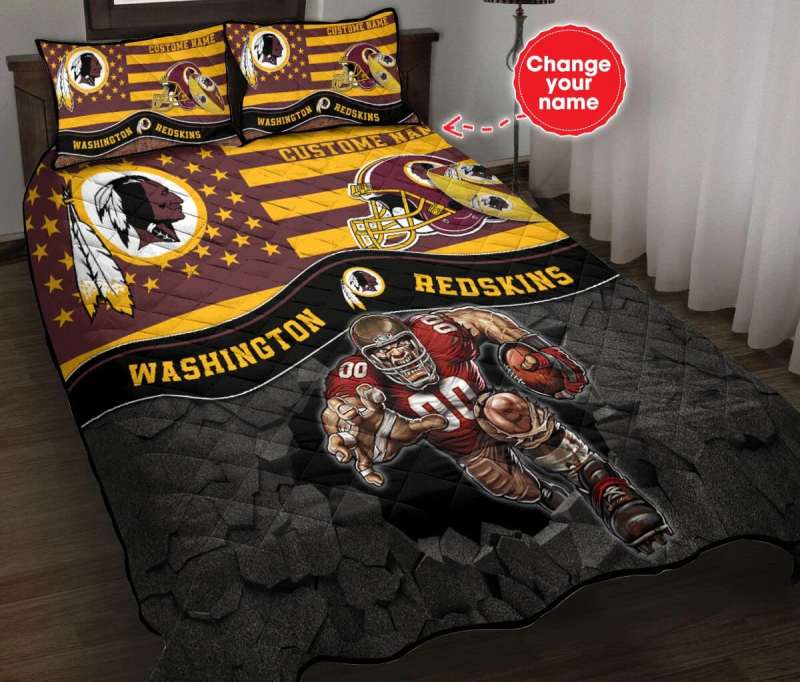 Washington Redskins Personalized Quilt Set BG32