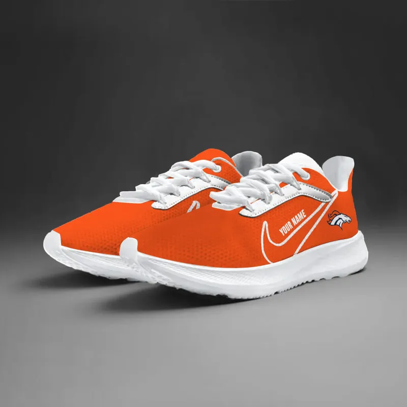 Denver Broncos Running Shoes Side View