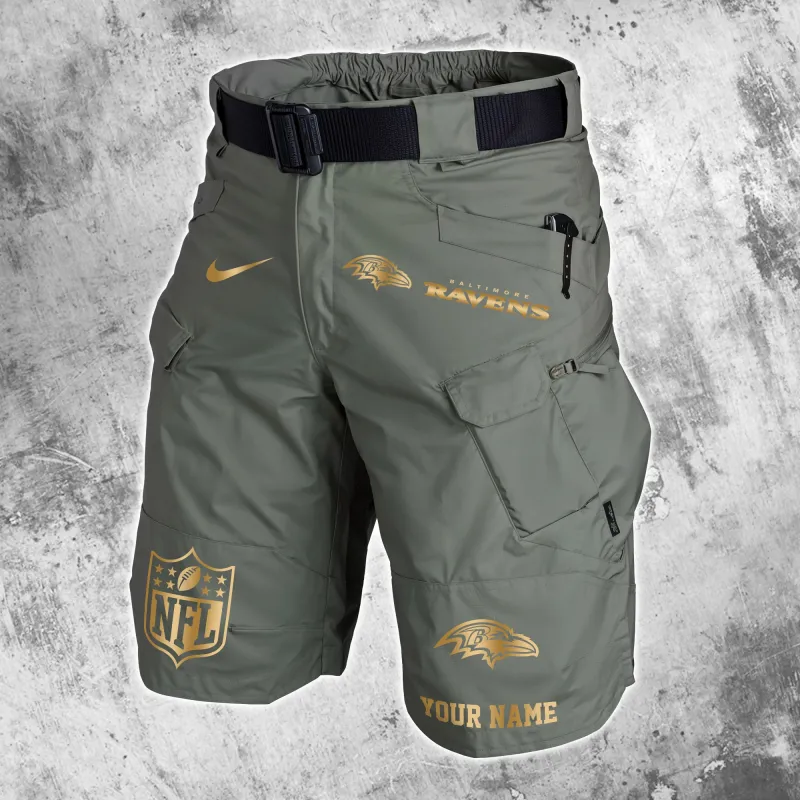 Green Baltimore Ravens Shorts