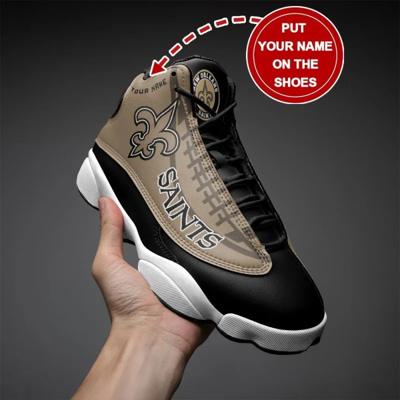 New Orleans Saints Personalized Air JD13 Sneakers