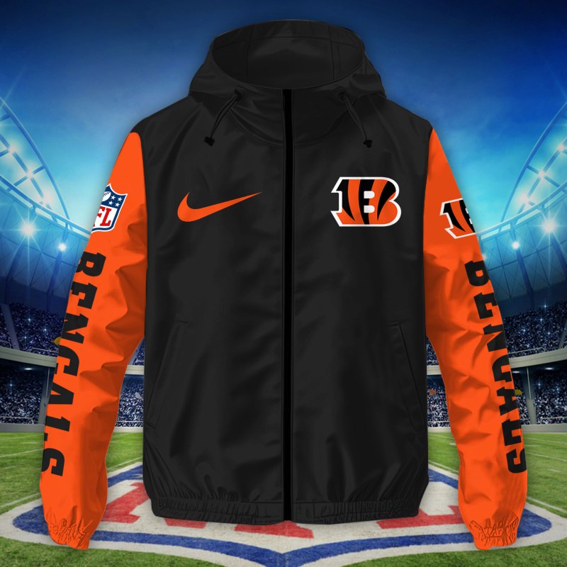 Cincinnati Bengals Jacket Back View