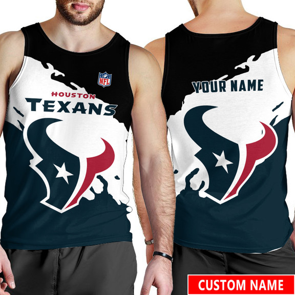 Houston Texans Personalized Men's Tank Top