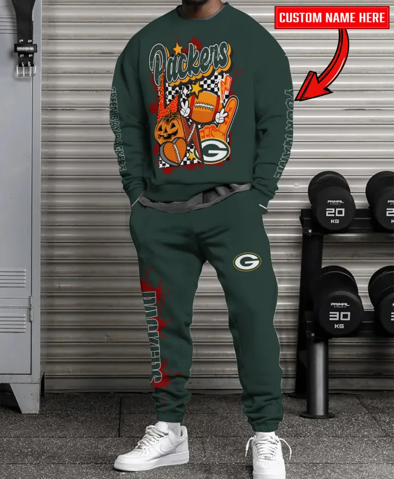Green Bay Packers Sweatshirt and Sweatpants Set