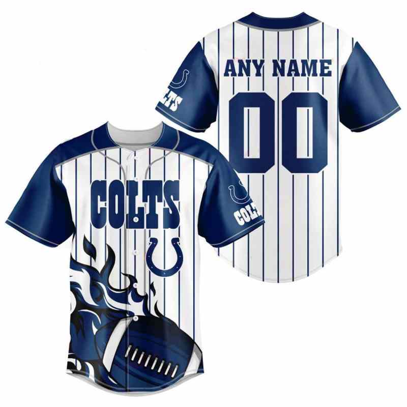 Personalized Indianapolis Colts Baseball Jersey