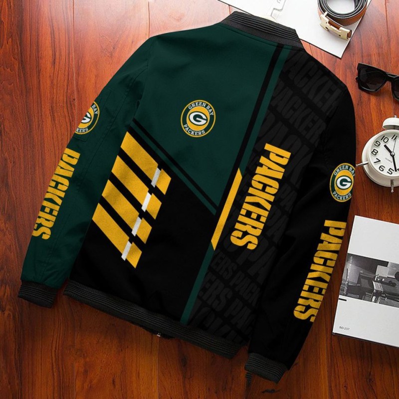 Stylish Green Bay Packers Bomber Jacket