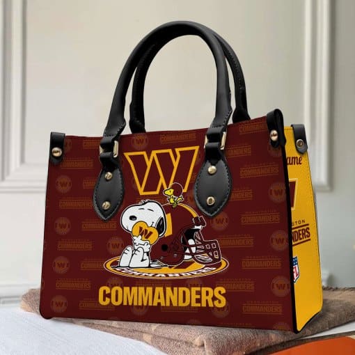 Personalized Washington Commanders Hand Bag
