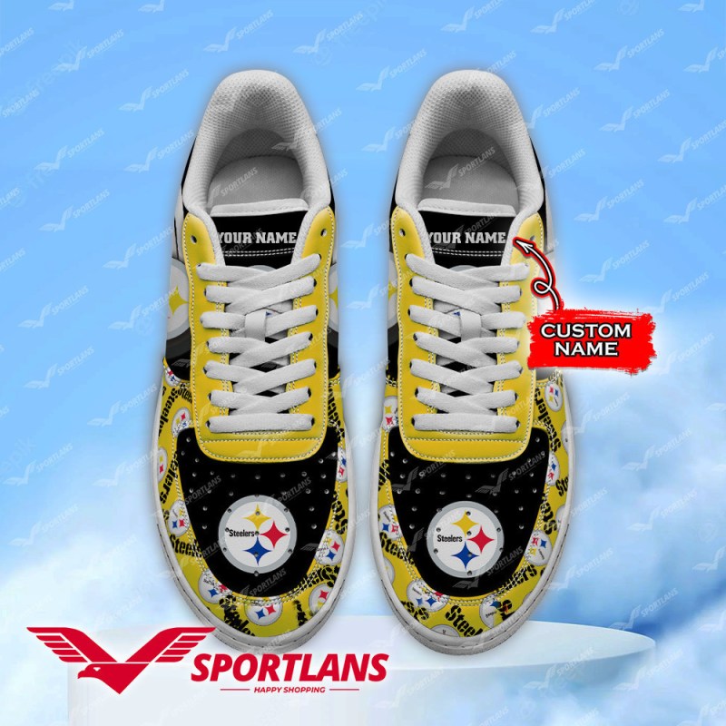 Pittsburgh Steelers Personalized Air Force 1 Shoes
