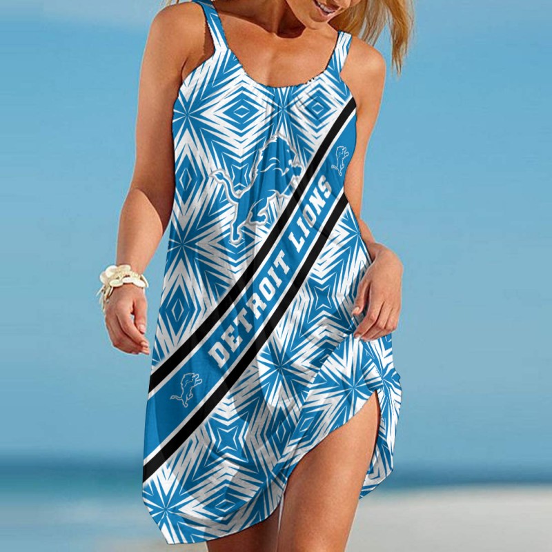 Detroit Lions Beach Dress