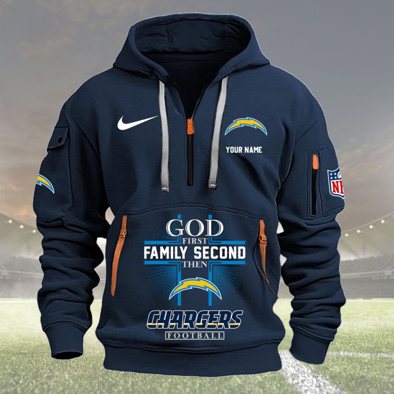 Navy Los Angeles Chargers Hoodie