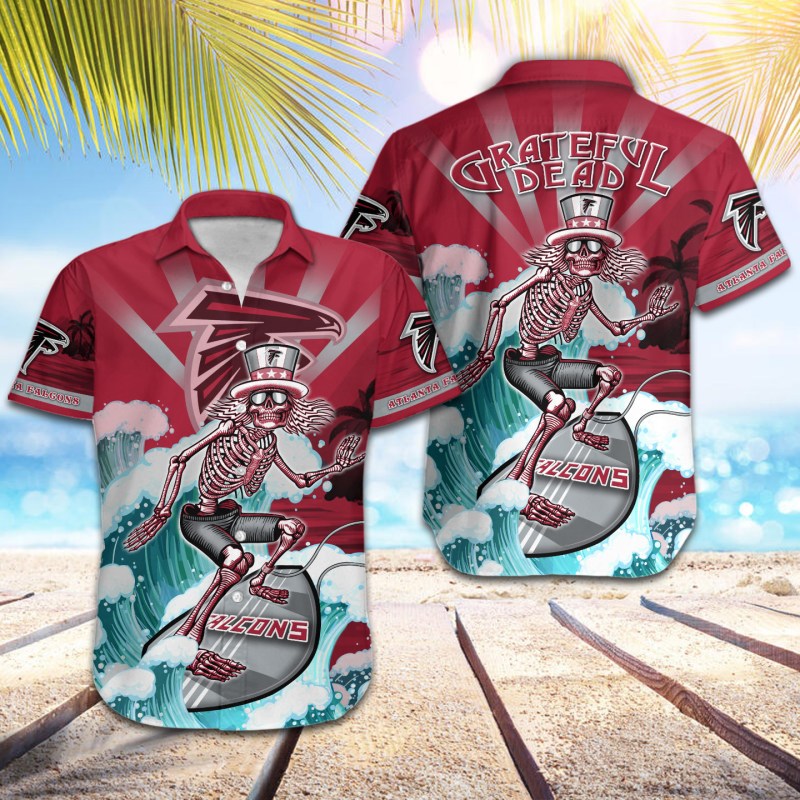 Atlanta Falcons Button Shirt BG841 Sizing Chart