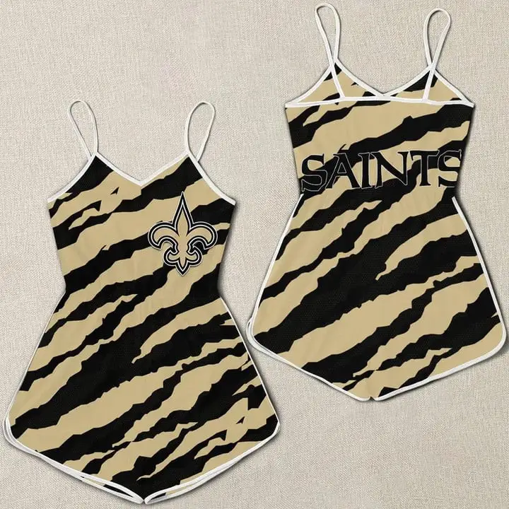 New Orleans Saints 3D Printed Romper