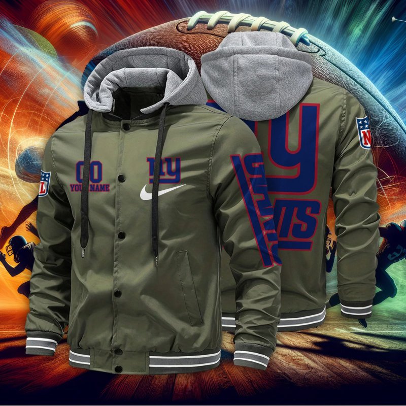New York Giants Personalized Baseball Jacket