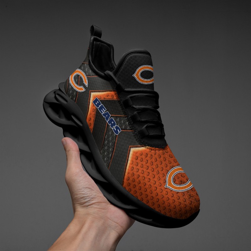 Chicago Bears Yezy Running Sneakers 344 Back View