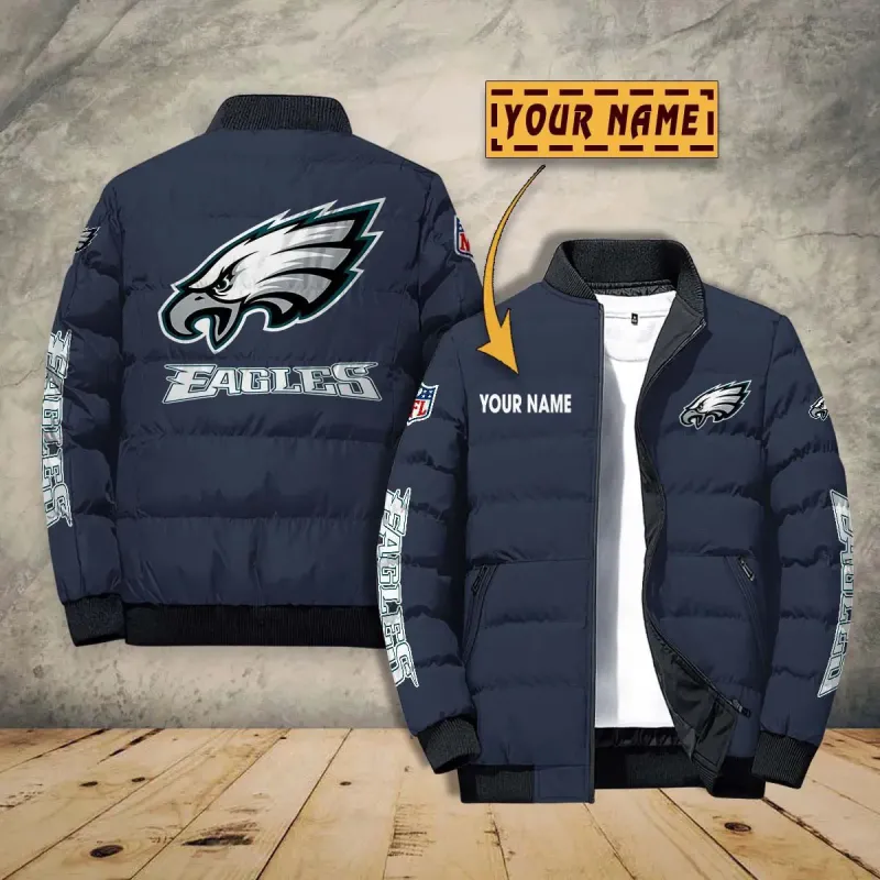 Philadelphia Eagles Puffer Jacket Image 7