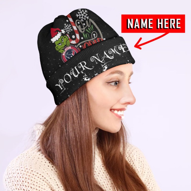Houston Texans Personalized Wool Beanie