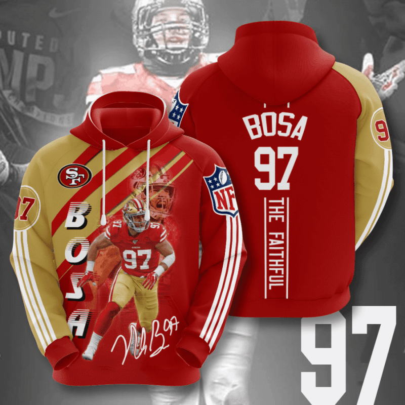 San Francisco 49ers 3D Hoodie