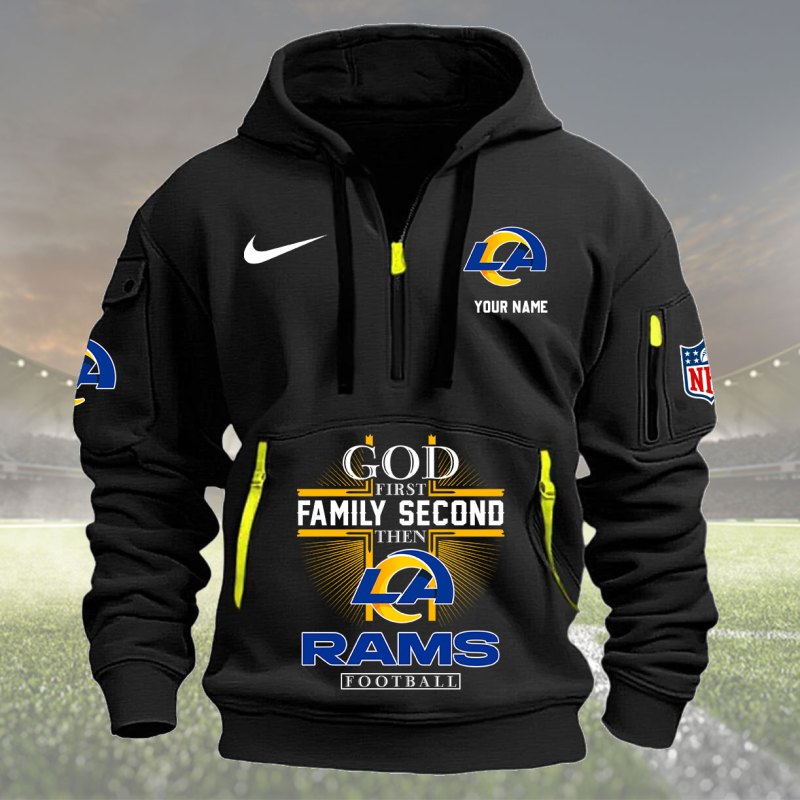 Black Los Angeles Rams Hoodie