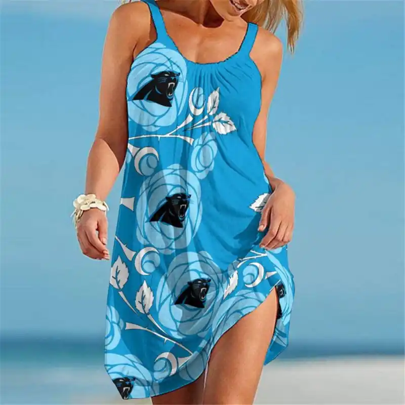 Carolina Panthers Beach Dress