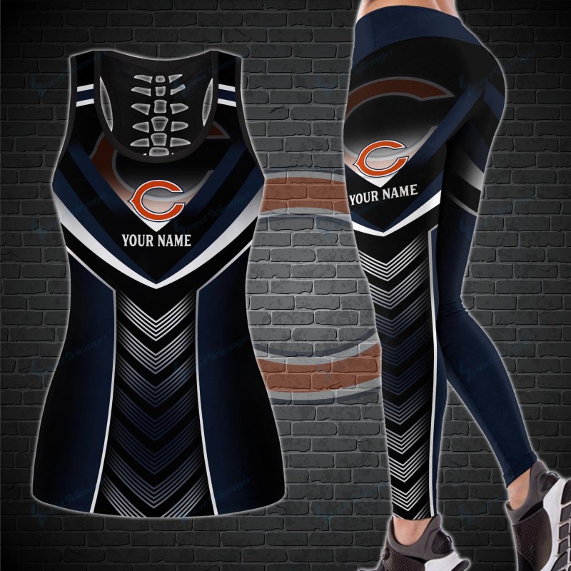 Chicago Bears Personalized Leggings