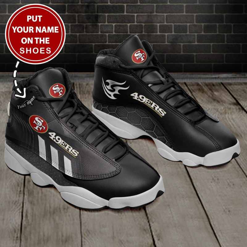 San Francisco 49ers Personalized Air JD13 Sneakers