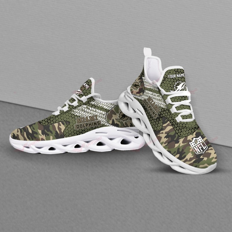 Miami Dolphins Yezy Running Sneakers