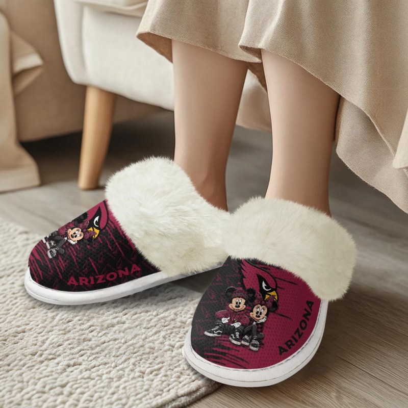 Arizona Cardinals Fuzzy Slippers - Stylish Look