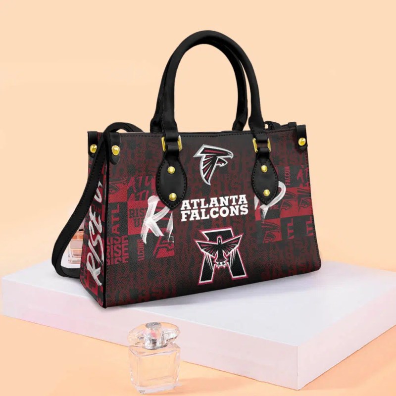 Atlanta Falcons Leather Hand Bag