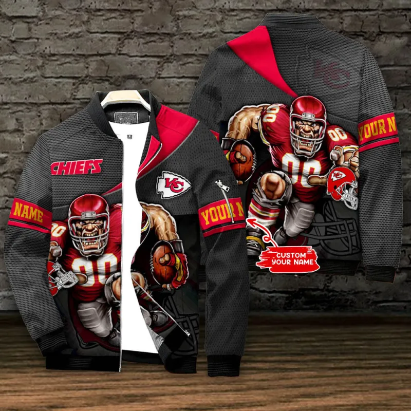 Kansas City Chiefs Personalized Bomber Jacket