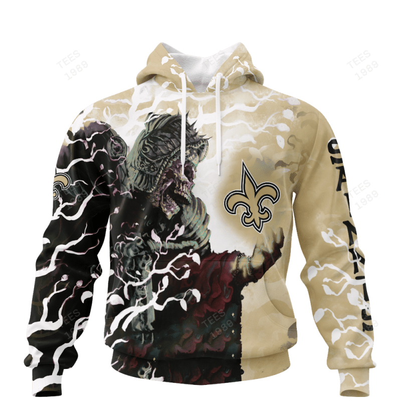 New Orleans Saints Ugly Christmas Sweater Front View
