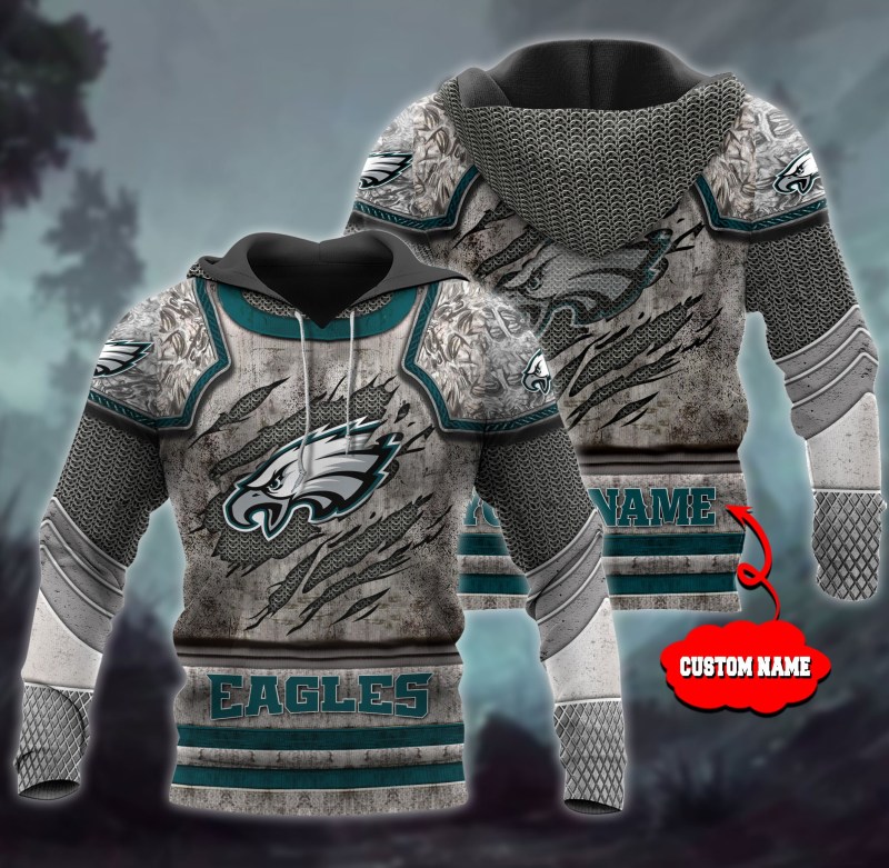 Philadelphia Eagles Personalized Ugly Christmas Sweater - Image 1