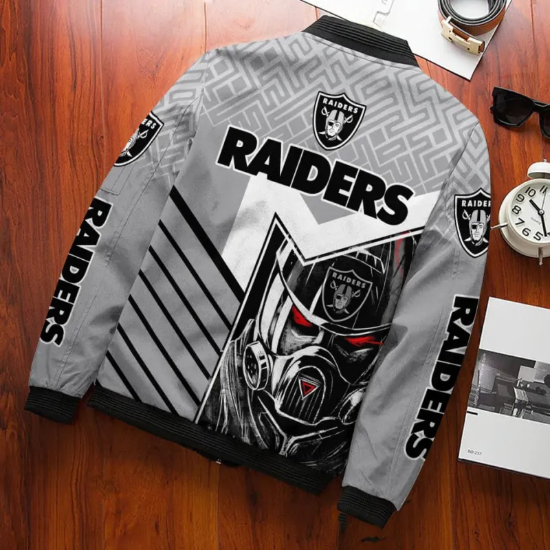 Las Vegas Raiders Personalized Bomber Jacket