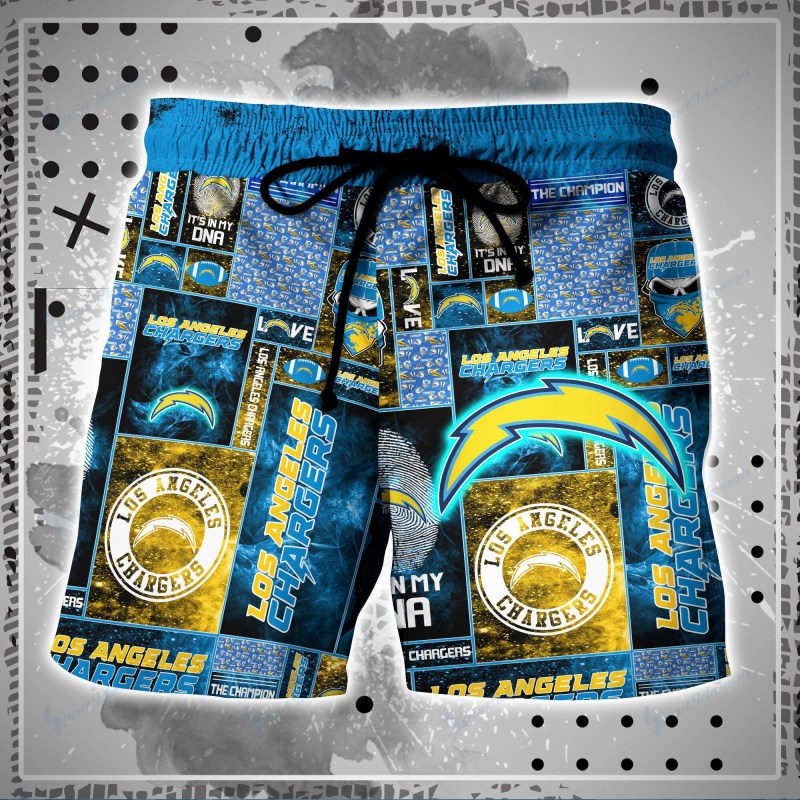 Los Angeles Chargers Shirt and Shorts
