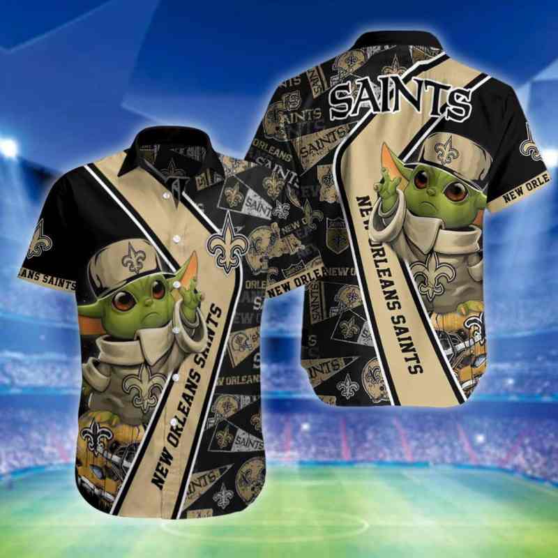 Sizing Chart for New Orleans Saints Hawaii Shirt