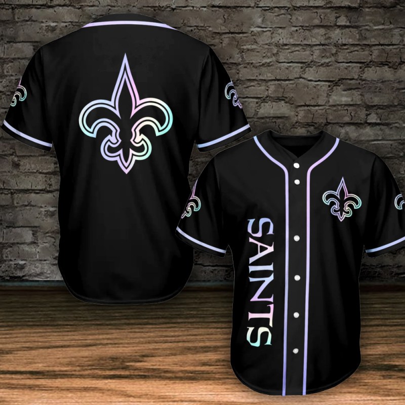 New Orleans Saints Baseball Jersey