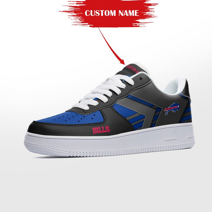 Buffalo Bills Personalized AF1 Shoes - Back View
