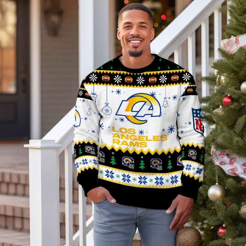 Los Angeles Rams Ugly Christmas Sweater 4